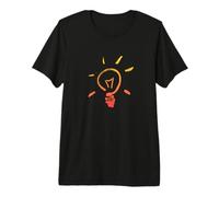 Ampoule Vintage Lampe rétro idée électricien Design T-Shirt Haut de Gamme
