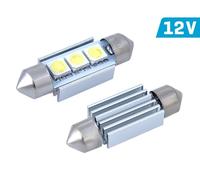 Ampoule VISION Festoon SV8.5 36mm 12V 3x 5050 SMD LED, CANBUS, blanc, 1 pc