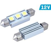 Ampoule VISION Festoon SV8.5 41mm 12V 3x 5050 SMD LED, CANBUS, blanc, 2 pces
