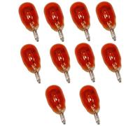 Ampoule - WY10W - T13 - 12V - 10W - Orange/Ambrée - Lot de 10
