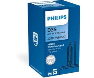 Ampoule xénon PHILIPS D3S WhiteVision gen2 42V, 35W, 1 pièce