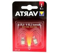 2 Ampoules à Vis Varta 742 Argon 2,25V 0,25A