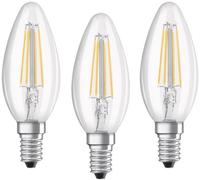 Ampoules A Bougie LED 4W Douille E14 Lumière Naturel 4000K Osram Lot De 3