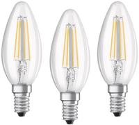 Ampoules A Bougie LED 4W Douille E14 Lumière Naturel 4000K Osram Lot De 3 [EEK: A++]