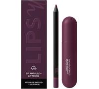 Ampoules à lèvres pigmentées avec crayon à lèvres assorti, coffret rouge à lèvres brillant et crayon à lèvres, hydratation intense, sublime le contour naturel, couleur uniforme