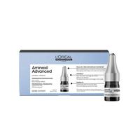 Ampoules AMINEXIL ADVANCED enrichies en actifs dermatologiques pour cheveux 10 x 6 ml