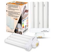 Ampoules CFL 27W GX10Q-4 (Lot de 2) 6500K Lumière du Jour Blanc Naturel - Ampoules de Remplacement à 4 Broches pour TUBE LUMINEUX