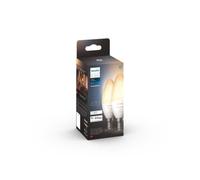 Philips Ampoule LED Hue White Ambiance flamme E14 Bluetooth Alexa Google HomeKit Pack de 2