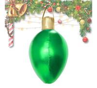 Ampoules de Noël gonflables pour l'extérieur, décoration de Noël gonflable | Décorations en PVC 30,5 x 15,2 cm avec lumière pour extérieur, cour, pelouse, piscine, arbre, fenêtre, porte, porche