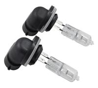 Ampoules de phare halogènes 12 V 50 W for tracteur-moissonneuse Bobcat (lot de 2), lentille en verre transparent