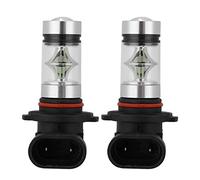 Ampoules de Phare LED 2pcs 9005 H10 9145 8000K Ice Blue 100W Lampe Antibrouillard Fit for Universal
