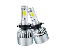 Ampoules de Phares LED, LanCo 2X H7 72W 6000K Kit de Phare LED Ampoules de Feux de Route ou de Croisement Super Bright & Xenon HID
