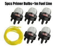 Ampoules de pompe à ampoule d'amorçage, ligne de carburant de 1m pour Ryobi et Stihl, prudent avec tondeuse, fouet, snipper, tronçonneuse, souffleur, carburateur, 5 pièces