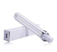 Ampoules de rechange 9W pour lampe UV pour sèche-ongles - Ampoule de polymérisation professionnelle en forme de U - Idéale pour les salons et l'usage domestique