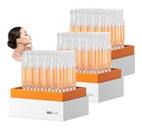 Ampoules De Sérum Hydratant Double Action À L'astaxanthine, Sérum Visage À L'essence Double Action L'astaxanthine, Huile Visage Pour Femme, Anti-âge, Booste L'éclat Et Minimise Les Pores (90PCS)