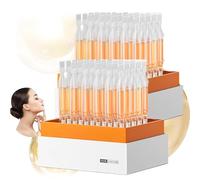 Ampoules De Sérum Hydratant Double Action À L'astaxanthine, Sérum Visage À L'essence Double Action L'astaxanthine, Huile Visage Pour Femme, Anti-âge, Booste L'éclat Et Minimise Les Pores (60PCS)