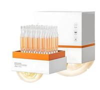 Ampoules de sérum hydratant double défense à l'astaxanthine, essence double action, anti-âge, ridules, éclat boosté, mélange nourrissant antioxydant, sérum visage à l'acide hyaluronique (1BOX)