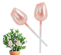 Ampoules d'irrigation des en verre | 2 x pics d'arrosage automatique en forme de - Utilisation de planteur de voiture - Dispositif d'arrosage pour jardin intérieur en intérieur