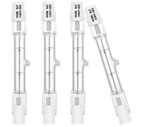Ampoules éco halogènes R7S 78mm 160W 230V 2100lm blanc chaud 2700K T3 Ampoule de type J pour le travail, la sécurité, les éclairages paysagers, les lampadaires (lot de 4)
