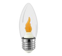 Ampoules flamme - E12 E14 - Éclairage d'ambiance LED réaliste | Pour décoration d'intérieur, extérieur, Noël, porche, terrasse, chambre, salon, bureau
