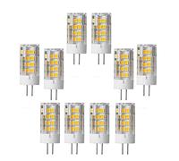 Ampoules G4 LED 5W(Halogène Équivalent 50W)Blanc Chaud 3000K 500Lumen AC220-240V Angle de Faisceau 360 ° Économie D'énergie G4 Lampe Pas de Dimmable(Paquet de 10) [Classe Énergétique A++]