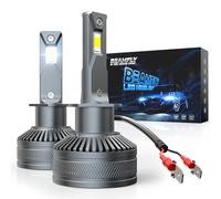Ampoules H1 LED 36000LM, BEAMFLY Phares Avant de Voitures, 110W Très Puissant, 6000K Blanc