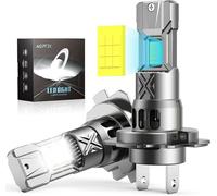 Ampoules H7 26000LM,100W Phare Moto Halogène Remplacement 6000K Blanc Lampe Voiture Pas de Polarité pour Rechange Lampes Xénon,