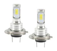 Ampoules H7 LED 4000 lm, 35 W, de remplacement pour lampes halogène et xénon, lumières super lumineuses, ampoules pour voiture (6000 K)