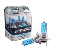 Ampoules Halogène H7 Crystal White Racing 2 Pièces 800 LM 3800°K 55W 12V