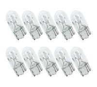 Ampoules halogènes, ampoules halogènes de 10pcs, ampoule 12V 5W T10, lumières blanches, jauge de non-polarité pour dôme, lumière la plaque d'immatriculation, tableau bord, clignotes, compteur d