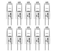 Ampoules halogènes G4 20W 12V T3 JC Type 2 broches de remplacement de la base pour le paysage sous le meuble Puck Light Track Lighting Dimmable (10Pack)