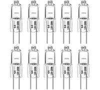Ampoules halogènes G4 20W 12V T3 JC Type 2 broches pour le paysage sous le meuble Puck Light Track Lighting Dimmable (10Pack)