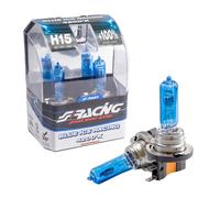 Ampoules Halogènes H15 Blue Ice Racing 2 Pièces 700 LM 4200°K 55-15W 12V