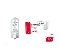 Ampoules halogènes W5W T10 5W W2.1x9.5d 24V 10pcs AMIO 01002