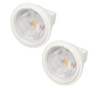 Ampoules LED, Angle d'éclairage de 36 Degrés MR11 LED Ampoule de Projecteur AC12V 300LM 3W 2 Pièces pour les Centres Commerciaux (Lumière chaude)