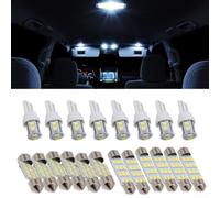 Ampoules LED Auto 20pcs Xenon Dome Plaque Ampoules LED Auto 20pcs | xenon 6500K, installation plug-play, compatible T10 et 31mm, pour dôme et plaque