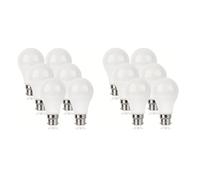 Ampoules LED B22 A19 A60 9w équivalent 75w Ampoule économie D'énergie éclairage Pas Scintillement Non Dimmable Pour L'éclairage Chambre Coucher Salon Maison(B22 9W warm white 3000K,12-pack)