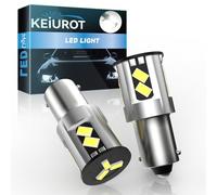 Ampoules LED BA9S T4W 64111 53 57 1895 9-60V pour Lumières de courtoisie de Porte latérale de Dôme de Voiture Lumières de Carte Éclairage Intérieur de Voiture avec Puces 3020 11SMD Blanc Paquet de 2