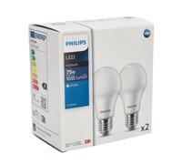 Ampoules LED CorePro A60 E27 10W (=75W) 2700K blanc chaud 1055lm Philips