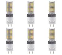 Ampoules LED G12, Culot À Deux Broches G12, 12 W, 1 500 LM, 16 W, 1 600 LM, 20 W, 2 000 LM, 3 000 K, 4 000 K, 6 000 K, Non Dimmables, AC ~ 277 V,16w-6000k-6-packs