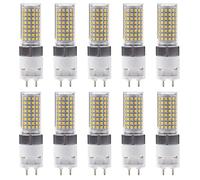 Ampoules LED G12, Culot À Deux Broches G12, 12 W, 1 500 LM, 16 W, 1 600 LM, 20 W, 2 000 LM, 3 000 K, 4 000 K, 6 000 K, Non Dimmables, AC ~ 277 V,20w-4000k-10-packs