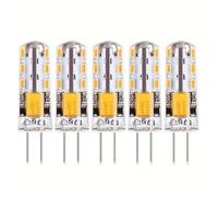 Ampoules LED G4 1.5W équivalent à une ampoule halogène 15 W 12V CA/CC IRC 80+ Sans scintillement Pour lustres suspensions appliques murales plafonniers lampes table(Warm White 3000K,5pack)