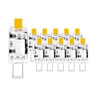Ampoules LED G4 12V AC/DC 1W remplace ampoule halogène 12W Sans scintillement IRC 80+ Pour lustres en cristal éclairage de miroir plafonniers et lampes de table(Warm White 3000K,10pack)