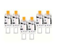 Ampoules LED G4 12V CA/CC 1,2W équivalent 15W IRC 80+ Sans scintillement Pour lustres lustres en cristal éclairage de miroir plafonniers et lampes de table(Cool White 6000K,6pack)