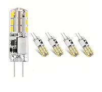 Ampoules LED G4 1W Équivalent 15W 12V AC/DC IRC 80+ Sans scintillement 110 lumens Pour lustres appliques murales éclairage placards lampes table Non dimmable(Cool White 6000K,5pack)
