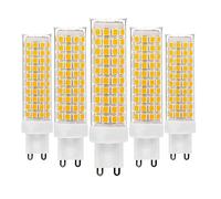 Ampoules LED G9 15W remplacement 150W Économie d'énergie IRC > 85 Sans scintillement 1500 lm Pour éclairage domestique lustre plafonnier chambre à coucher cuisine(Warm White 3000K,5pack)