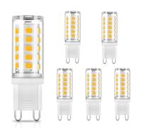 Ampoules LED G9 3W Équivalent 30W (IRC) > 80 Sans scintillement Non variable Pour lustre plafonnier lampe de table usage intérieur maison et bureau(Warm White 3000K)