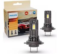 Ampoules LED H7 & H18 Philips Ultinon Classic U2510 - 11972U2510C2 - 16W 12V 3500K Lot de 2