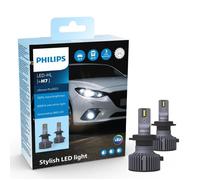 Ampoules LED H7 - PHILIPS - Ultinon Pro3022 - 100% luminosité - 6000K - Lot de 2