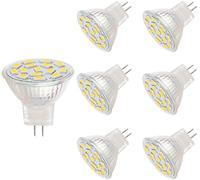 Ampoules LED MR11 12 V 3,5 W MR11 équivalentes à des ampoules halogènes 25-35 W, culot GU4.0, blanc chaud (3000 K, lot de 6)